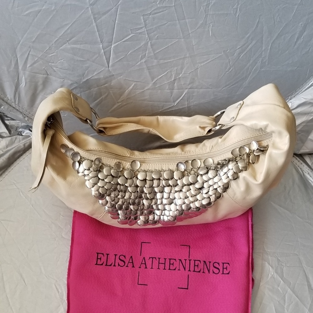 Leather Handbag by Elisa Atheniense